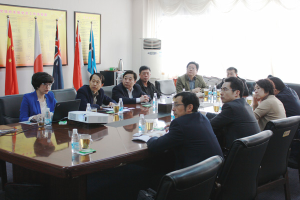 山東省商務(wù)廳聯(lián)合調(diào)研組來聯(lián)橋集團調(diào)研外經(jīng)貿(mào)工作