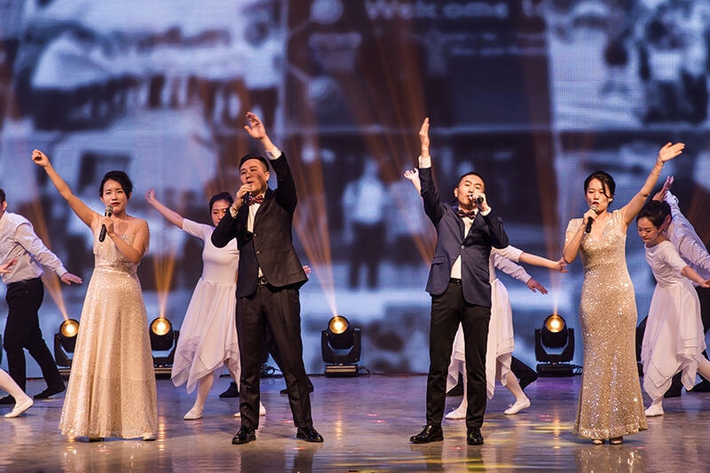 歡欣鼓舞迎新春，滿懷豪情攀高峰 | 聯(lián)橋集團(tuán)2020迎新春聯(lián)歡晚會激情開演(圖25)